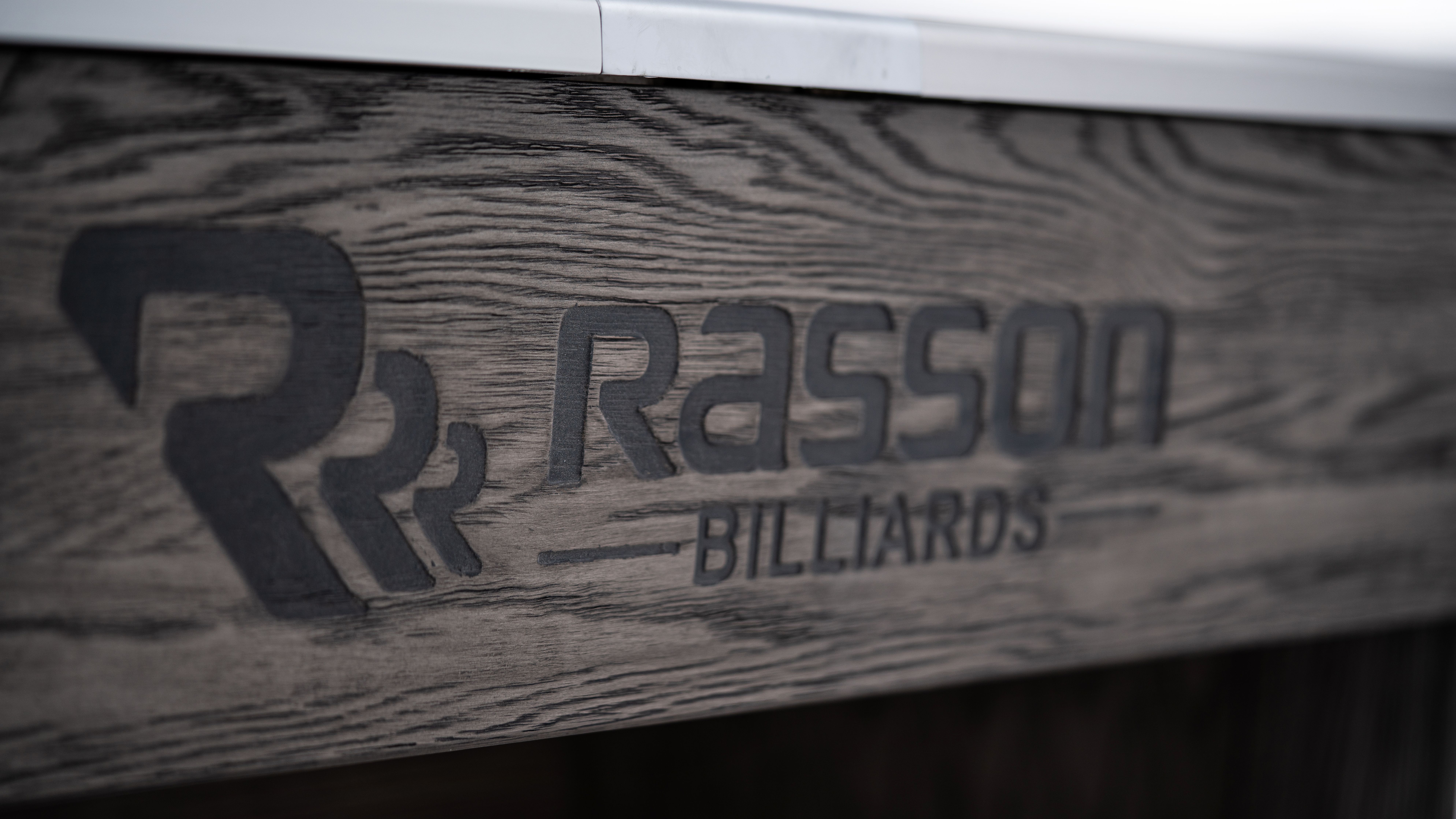 Бильярдный стол для пула "Rasson Challenger Plus" 9 ф (серый) с плитой