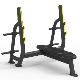Олимпийская горизонтальная скамья KRAFT Fitness PRO KFOFBY