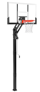 Баскетбольная стационарная стойка Spalding 54 " Gold In-Ground 881365CN