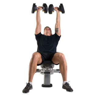 Гантель регулируемая First Degree Fitness MX Select MX85 вес 5.6 - 38.6 кг, 1 шт