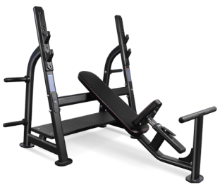 Скамья для жима наклонная BRONZE GYM BR-1014
